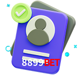 Tornar-se um membro do 8899Bet é muito simples
